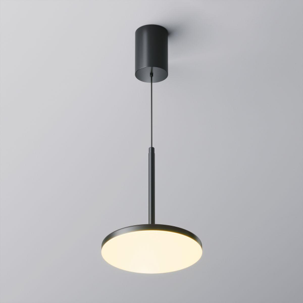 Подвесной светодиодный светильник Maytoni Technical Plato P076PL-L12W3K-B Подвесной светодиодный светильник Maytoni Technical Plato P076PL-L12W3K-B
