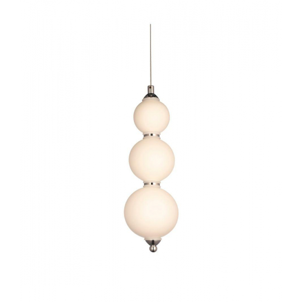 Подвесной светодиодный светильник Lumina Deco Snowman LDP 6834-1 WT+CHR Подвесной светодиодный светильник Lumina Deco Snowman LDP 6834-1 WT+CHR