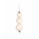 Подвесной светодиодный светильник Lumina Deco Snowman LDP 6834-1 WT+CHR
