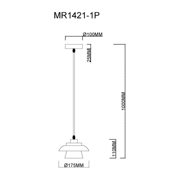 Подвесной светильник MyFar Renata MR1421-1P Подвесной светильник MyFar Renata MR1421-1P