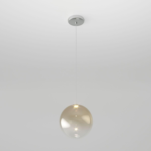 Подвесной светодиодный светильник Eurosvet Wonder 50230/1 Led янтарный Подвесной светодиодный светильник Eurosvet Wonder 50230/1 Led янтарный
