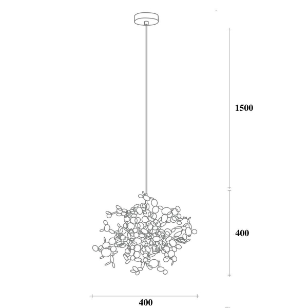 Подвесной светильник Imperium Loft Tezani Argent Suspension 84501-22 Подвесной светильник Imperium Loft Tezani Argent Suspension 84501-22