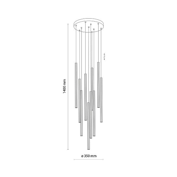 Подвесной светильник TK Lighting 11487 Ferro Sabia a072571