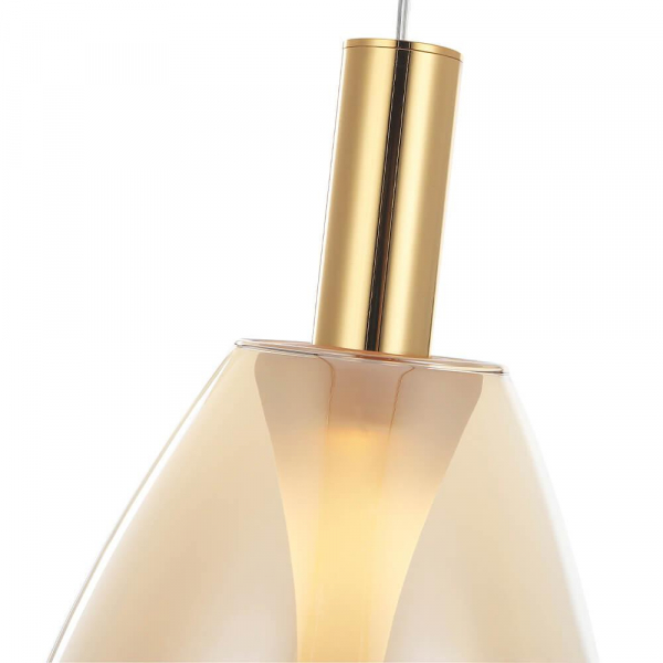 Подвесной светодиодный светильник Crystal Lux Gaudi SP4W Led Amber Подвесной светодиодный светильник Crystal Lux Gaudi SP4W Led Amber