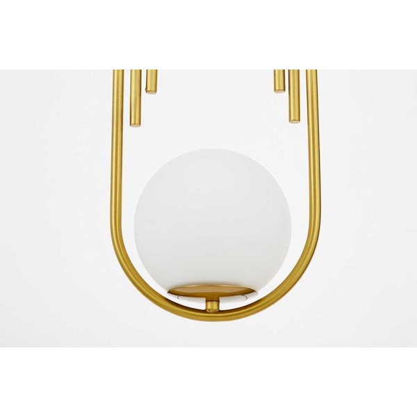Подвесной светильник Lumina Deco Zanetti LDP 5522-1 WT+MD Подвесной светильник Lumina Deco Zanetti LDP 5522-1 WT+MD