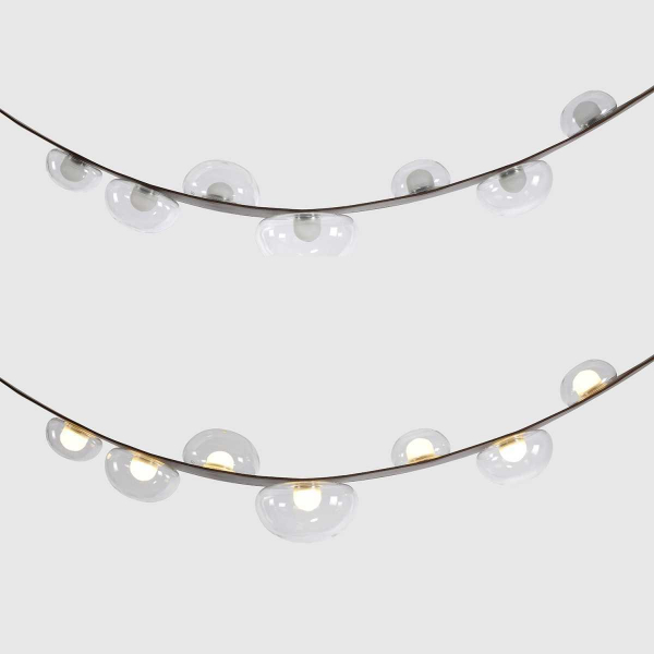 Подвесной светильник Crystal Lux BOSQUE SP7 L3000 BROWN/TRANSPARENT Подвесной светильник Crystal Lux BOSQUE SP7 L3000 BROWN/TRANSPARENT