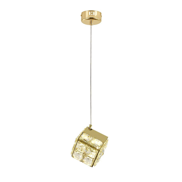 Подвесная светодиодная люстра Indigo Radioso 12048/1P Gold V000135L Подвесная светодиодная люстра Indigo Radioso 12048/1P Gold V000135L