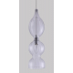 Подвесной светильник Crystal Lux Iris SP1 B Transparent