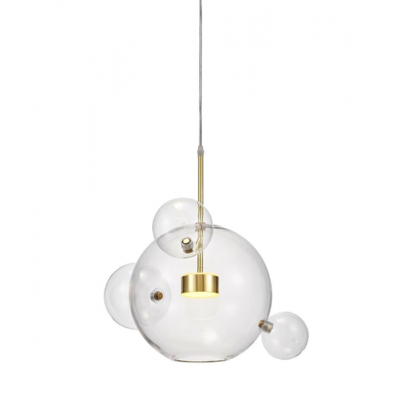 Подвесной светодиодный светильник Lumina Deco Neroni LDP 6016-3+1 GD Подвесной светодиодный светильник Lumina Deco Neroni LDP 6016-3+1 GD