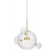 Подвесной светодиодный светильник Lumina Deco Neroni LDP 6016-3+1 GD