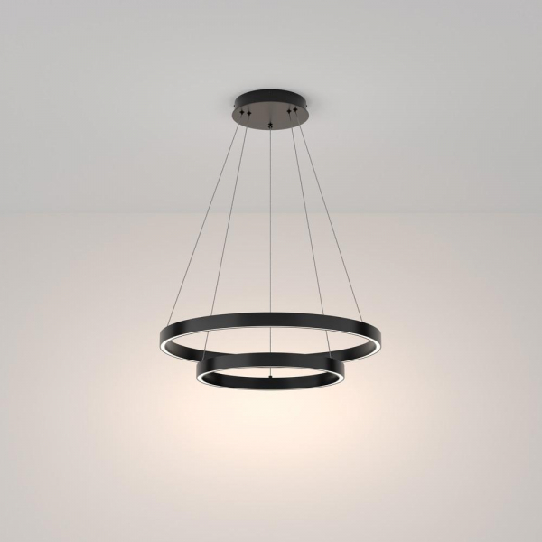 Подвесной светодиодный светильник Maytoni Rim MOD058PL-L55BK Подвесной светодиодный светильник Maytoni Rim MOD058PL-L55BK