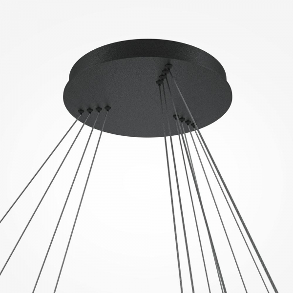 Подвесной светодиодный светильник Maytoni Rim MOD058PL-L174BK Подвесной светодиодный светильник Maytoni Rim MOD058PL-L174BK