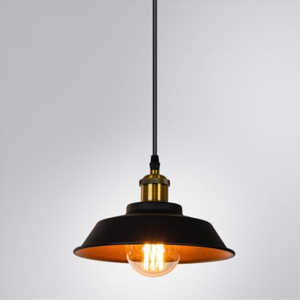 Подвесной светильник Arte Lamp Cappello A7038SP-1BK Подвесной светильник Arte Lamp Cappello A7038SP-1BK