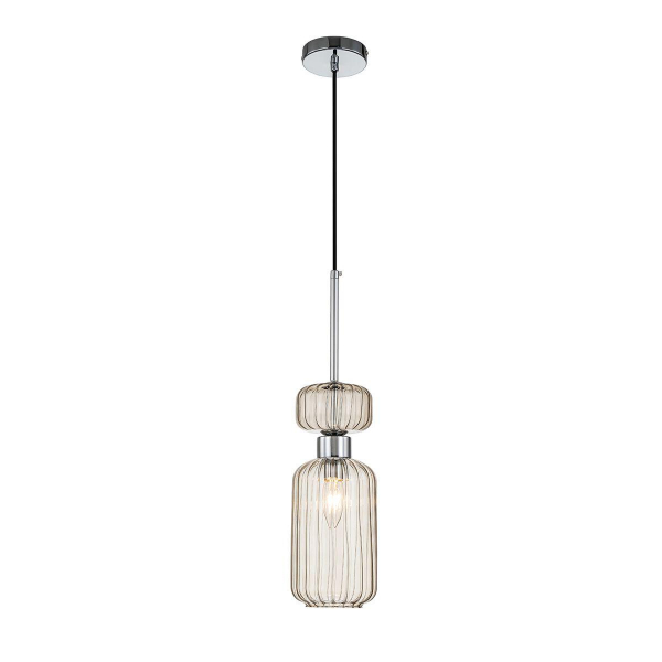 Подвесной светильник Escada Gloss 1141/1S Chrome/Beige Подвесной светильник Escada Gloss 1141/1S Chrome/Beige
