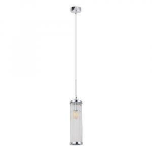 Подвесной светильник Crystal Lux Tadeo SP1 D100 Chrome/Transparente