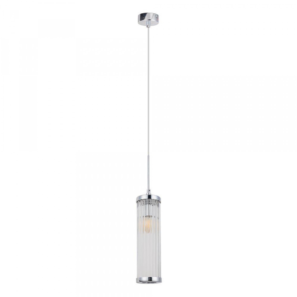 Подвесной светильник Crystal Lux Tadeo SP1 D100 Chrome/Transparente Подвесной светильник Crystal Lux Tadeo SP1 D100 Chrome/Transparente