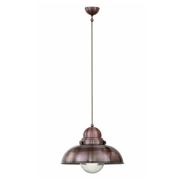 Подвесной светильник Ideal Lux Sailor SP1 D43 Rame 025315 Подвесной светильник Ideal Lux Sailor SP1 D43 Rame 025315