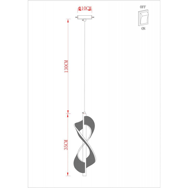 Подвесной светодиодный светильник Arte Lamp Fiorita A2093SP-1GO Подвесной светодиодный светильник Arte Lamp Fiorita A2093SP-1GO