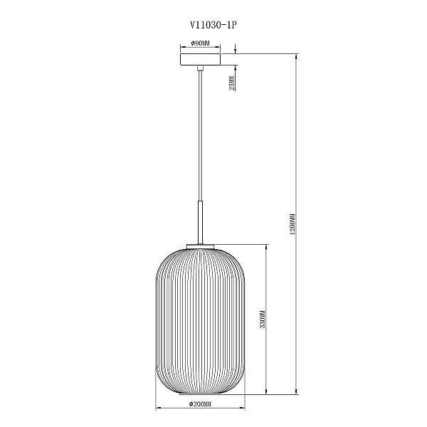 Подвесной светильник Moderli Ivory V11030-1P