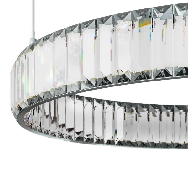 Подвесной светодиодный светильник Loft IT Crystal ring 10135/800 Chrome Подвесной светодиодный светильник Loft IT Crystal ring 10135/800 Chrome