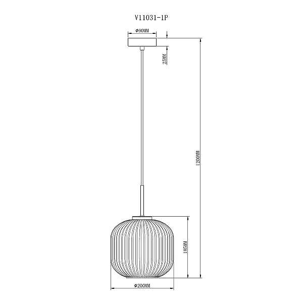 Подвесной светильник Moderli Ivory V11031-1P
