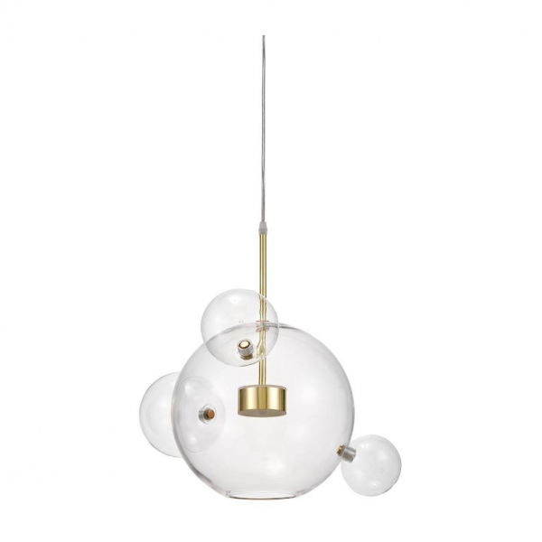 Подвесной светодиодный светильник Lumina Deco Neroni LDP 6016-3+1 GD Подвесной светодиодный светильник Lumina Deco Neroni LDP 6016-3+1 GD