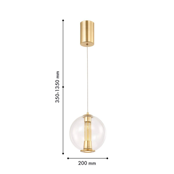 Подвесной светодиодный светильник Favourite Boble 4551-2P Подвесной светодиодный светильник Favourite Boble 4551-2P