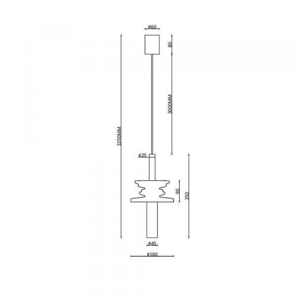 Подвесной светильник Maytoni Sound Wave MOD255PL-01B4 Подвесной светильник Maytoni Sound Wave MOD255PL-01B4