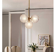 Подвесной светильник Imperium Loft Raffin 4 Transparent Gold 255229-26
