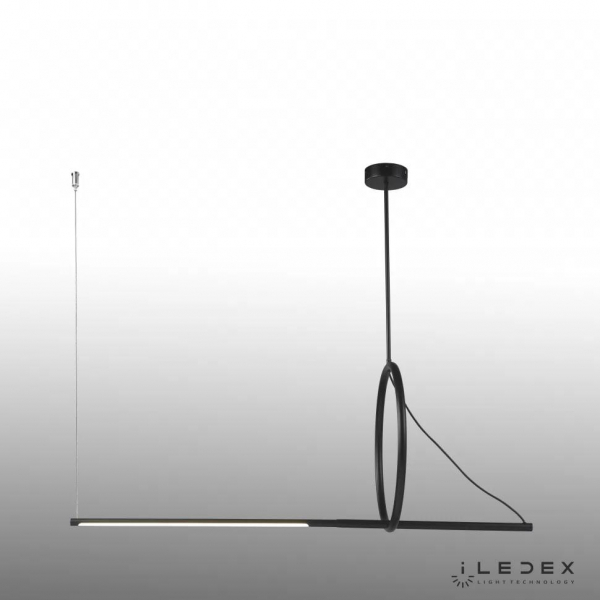 Подвесной светодиодный светильник iLedex Zoom 8075P/S-18W-3000K MBK-WH Подвесной светодиодный светильник iLedex Zoom 8075P/S-18W-3000K MBK-WH