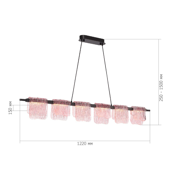 Подвесной светодиодный светильник ST Luce Voile SL6021.403.36 Подвесной светодиодный светильник ST Luce Voile SL6021.403.36