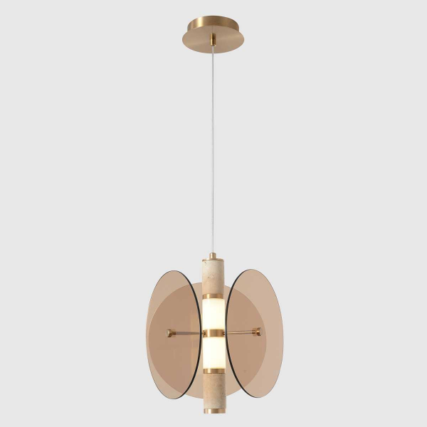 Подвесной светильник Crystal Lux AMARILLO SP12W LED BRASS Подвесной светильник Crystal Lux AMARILLO SP12W LED BRASS