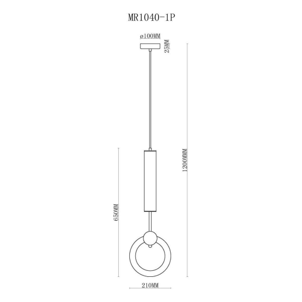 Подвесной светильник MyFar Covey MR1040-1P Подвесной светильник MyFar Covey MR1040-1P