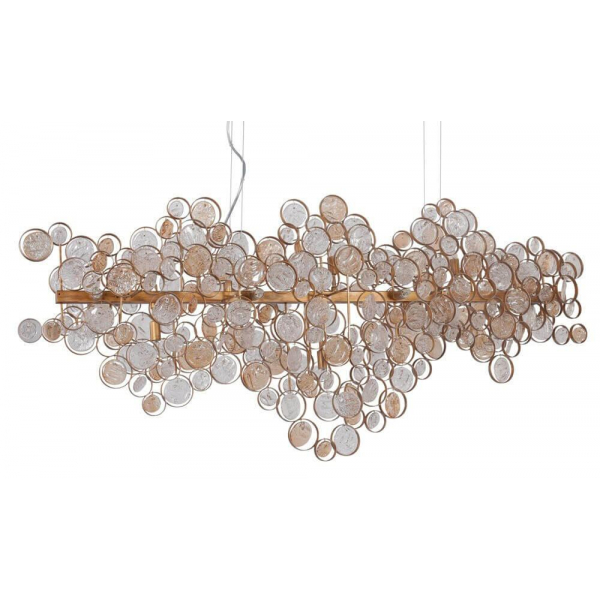 Подвесной светильник Crystal Lux Deseo SP15 L1400 Gold Подвесной светильник Crystal Lux Deseo SP15 L1400 Gold