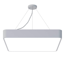 Подвесной светодиодный cветильник Geometria ЭРА Quadro SPO-163-W-40K-050 50Вт 4000К белый Б0050586