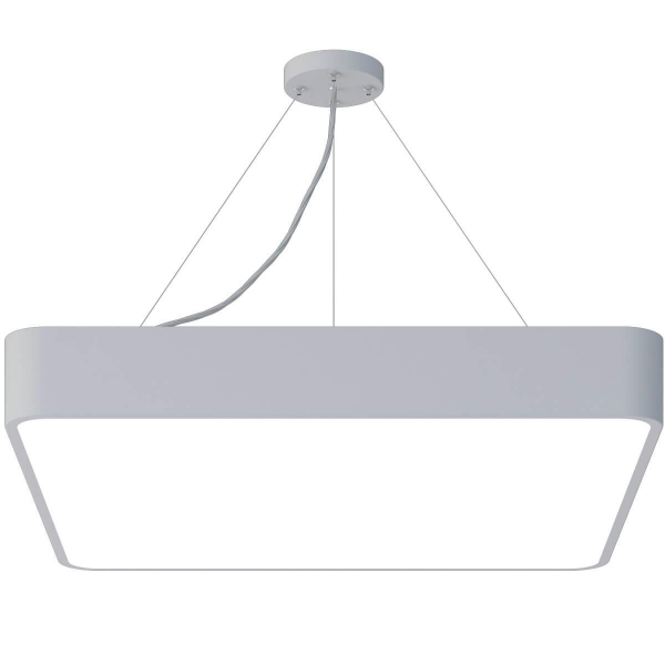 Подвесной светодиодный cветильник Geometria ЭРА Quadro SPO-163-W-40K-050 50Вт 4000К белый Б0050586 Подвесной светодиодный cветильник Geometria ЭРА Quadro SPO-163-W-40K-050 50Вт 4000К белый Б0050586