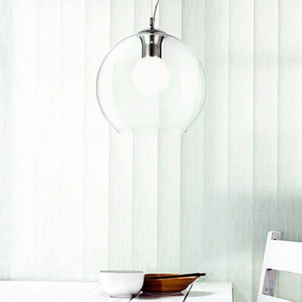 Подвесной светильник Ideal Lux Nemo Sp1 D20 Trasparente 052793 Подвесной светильник Ideal Lux Nemo Sp1 D20 Trasparente 052793