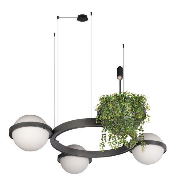 Подвесной светодиодный светильник Loft IT Jardin 10121/3 Dark grey Подвесной светодиодный светильник Loft IT Jardin 10121/3 Dark grey