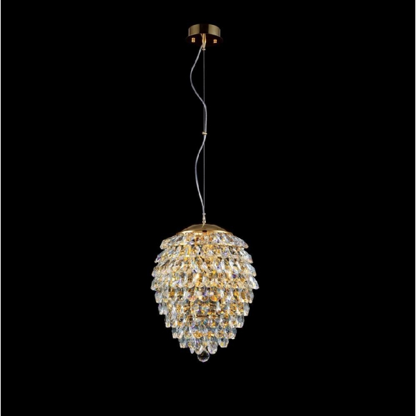 Подвесной светильник Crystal Lux Charme SP4 Gold/Transparent Подвесной светильник Crystal Lux Charme SP4 Gold/Transparent
