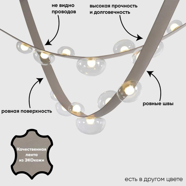 Подвесной светильник Crystal Lux BOSQUE SP7 L3000 GREY/TRANSPARENT Подвесной светильник Crystal Lux BOSQUE SP7 L3000 GREY/TRANSPARENT