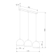 Подвесной светильник TK Lighting 3449 Yoda Gold