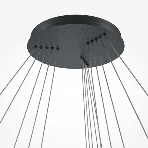Подвесной светодиодный светильник Maytoni Rim MOD058PL-L200BK Подвесной светодиодный светильник Maytoni Rim MOD058PL-L200BK