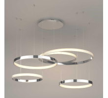 Подвесной светодиодный светильник Eurosvet Posh 90175/5 хром