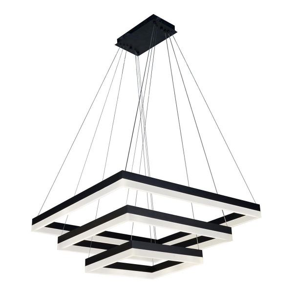 Подвесной светодиодный светильник iLedex Twins D0319-3 (400X600X800) BK Подвесной светодиодный светильник iLedex Twins D0319-3 (400X600X800) BK