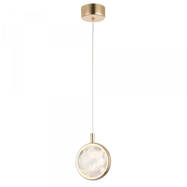Подвесной светодиодный светильник Crystal Lux Cielo SP6W Led Gold Подвесной светодиодный светильник Crystal Lux Cielo SP6W Led Gold