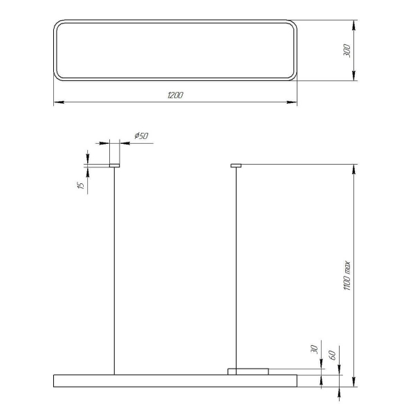 Подвесной светодиодный cветильник Geometria ЭРА Block SPO-111-W-40K-060 60Вт 4000К белый Б0050538 Подвесной светодиодный cветильник Geometria ЭРА Block SPO-111-W-40K-060 60Вт 4000К белый Б0050538