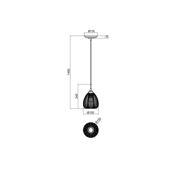 Подвесной светильник Vele Luce Fiona VL5623P11 Подвесной светильник Vele Luce Fiona VL5623P11