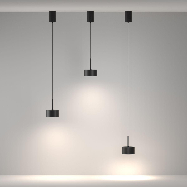 Подвесной светодиодный светильник Maytoni Technical Glare P102PL-12W4K-B Подвесной светодиодный светильник Maytoni Technical Glare P102PL-12W4K-B