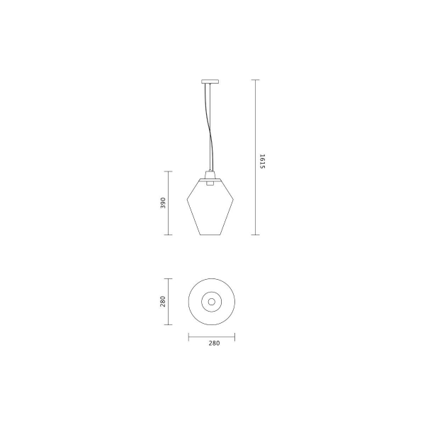 Подвесной светильник Vele Luce Calima VL5242P21 Подвесной светильник Vele Luce Calima VL5242P21
