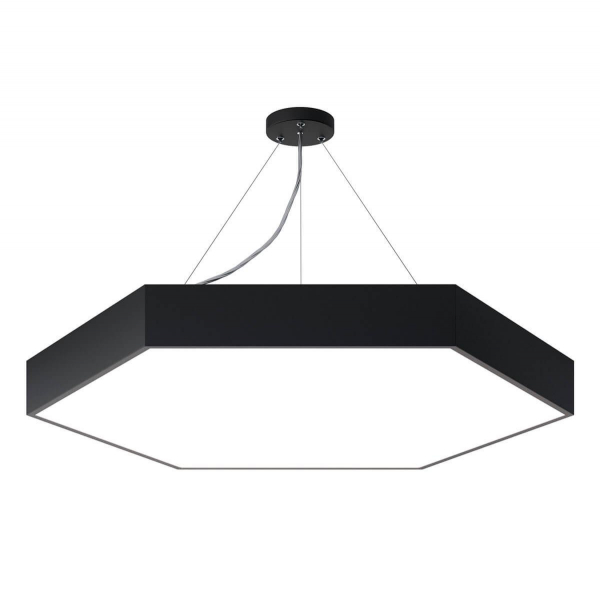 Подвесной светодиодный cветильник Geometria ЭРА Hexagon SPO-122-B-40K-066 66Вт 4000К черный Б0050553 Подвесной светодиодный cветильник Geometria ЭРА Hexagon SPO-122-B-40K-066 66Вт 4000К черный Б0050553